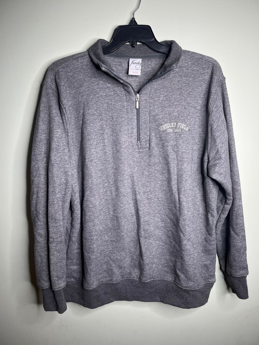 Fundy Wrigley field pullover half zip xxl